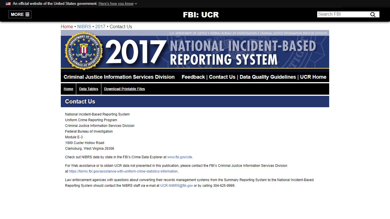FBI — Contact Us